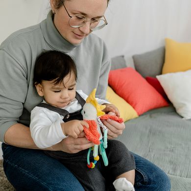 Брязкальце-підвіска Папуга зображення